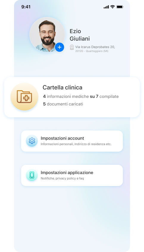 Immagine per la cartella clinica digitale